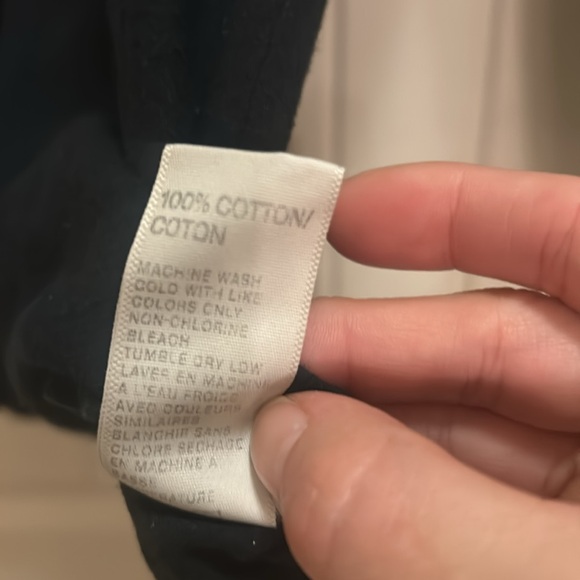 James Perse standard size 2/M black long sleeved shirt - Picture 6 of 6